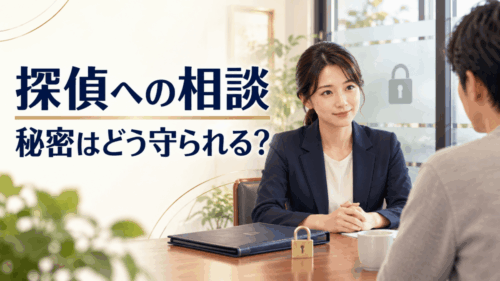 「知り合いに見られたくない」地方で探偵に相談するときの秘密の守られ方｜探偵業法の守秘義務と、バレない相談のコツ