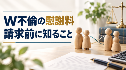 W不倫（ダブル不倫）の慰謝料｜相手の配偶者からも請求されたらどうなる？相殺できるのかを解説